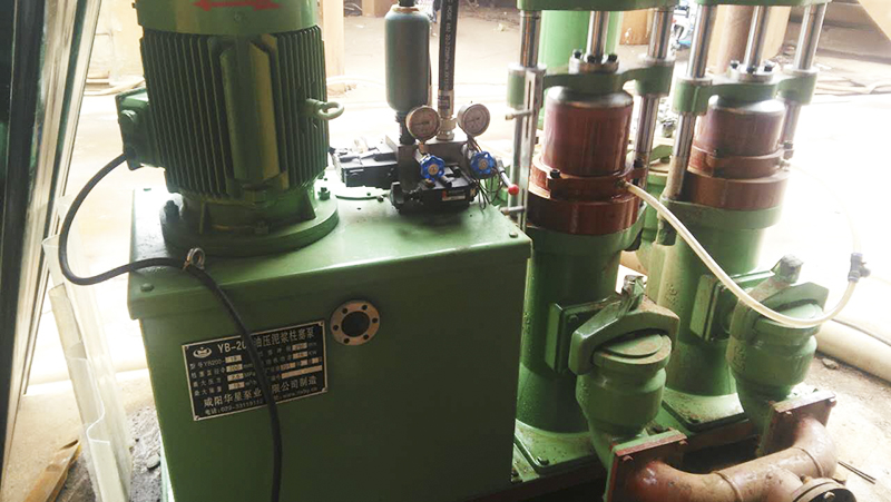 YB200陶瓷(ci)柱塞泵印(yin)染行業使(shǐ)用現場圖(tú)
