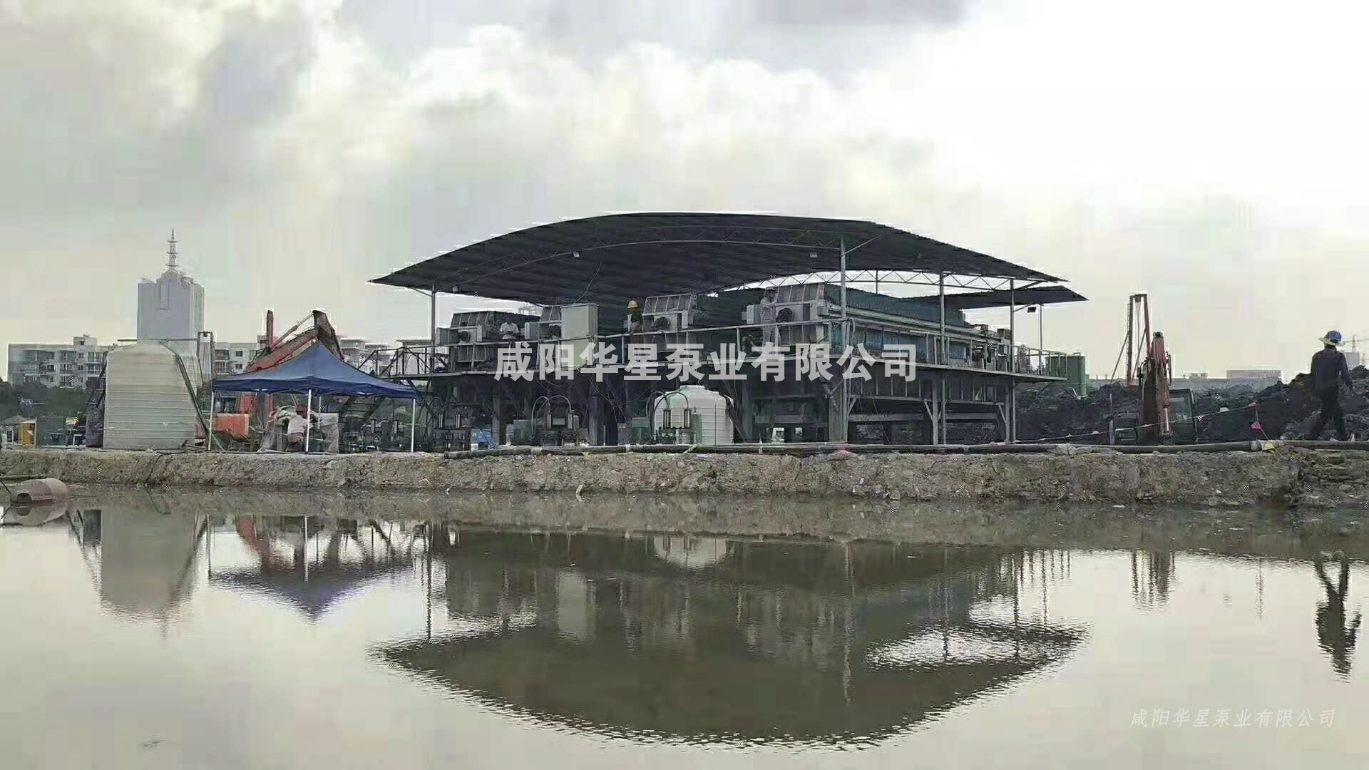 河(he)湖清淤客戶(hù)使用現場