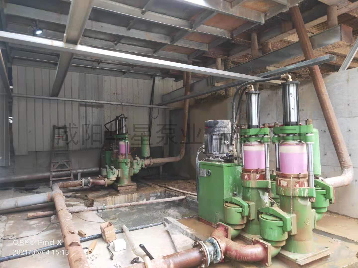 陶瓷柱(zhu)塞泵處理(li)洗沙污水(shui)現場圖片(pian)