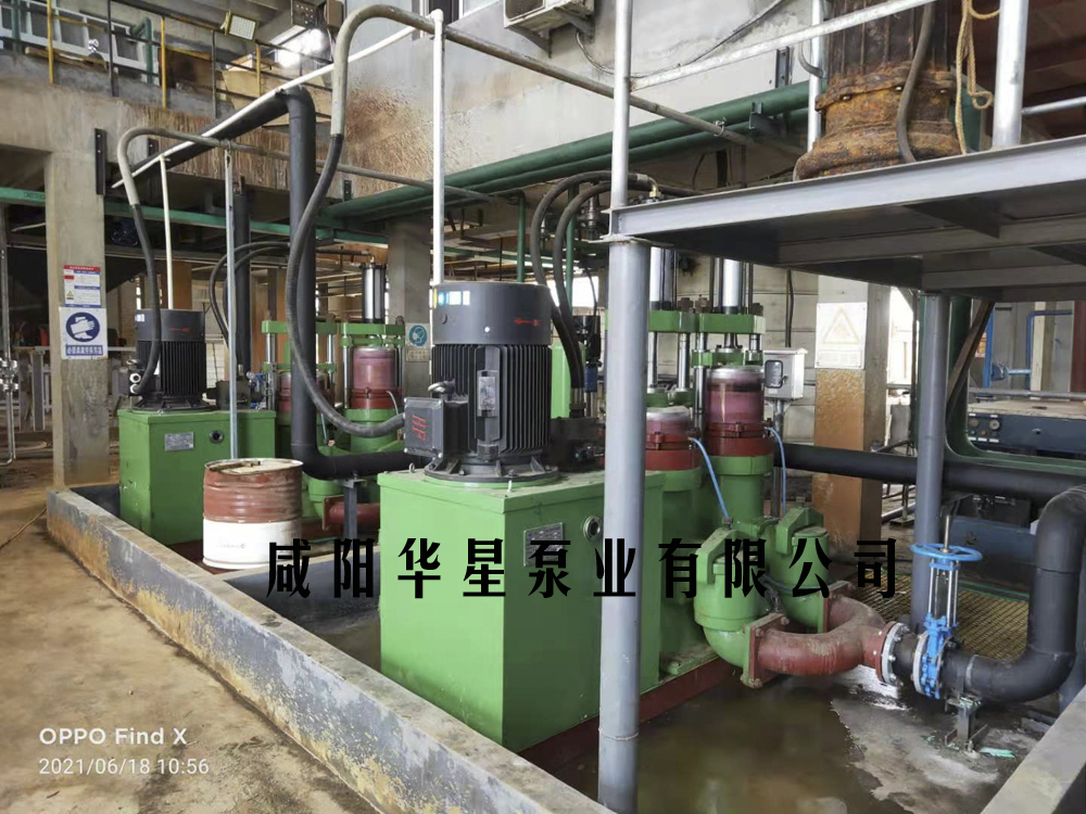 YB300-40柱塞泥漿泵市政(zheng)污水處理現場