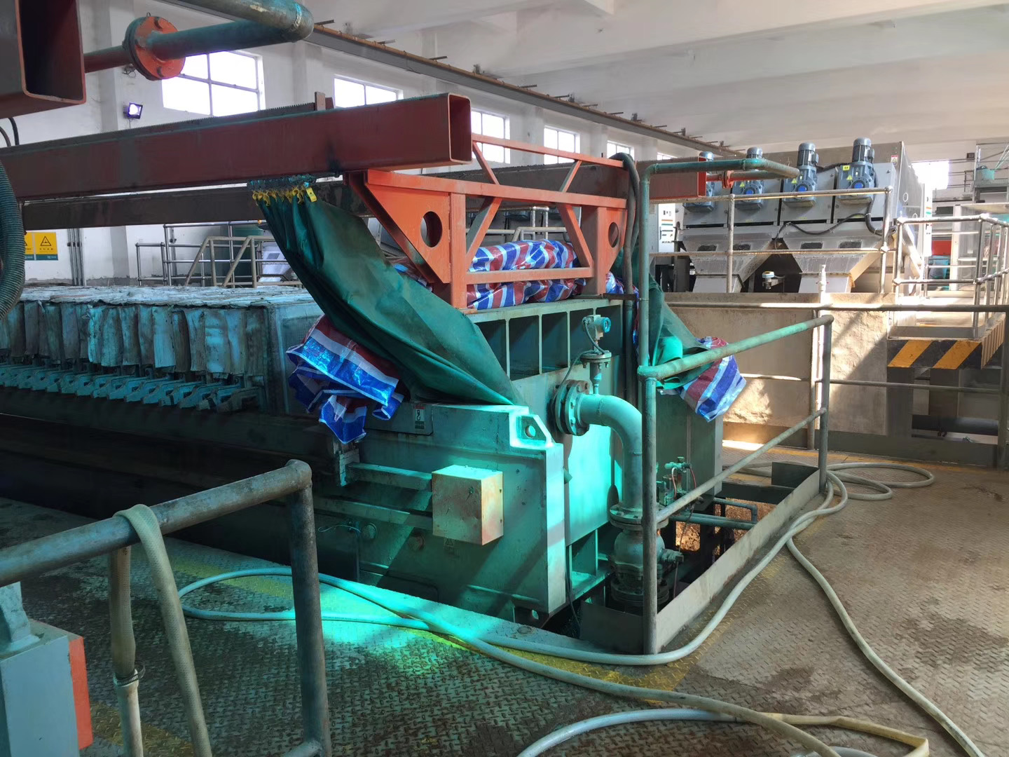 陶瓷(cí)柱塞泵使(shi)用現場城(cheng)市生活污(wu)水處理