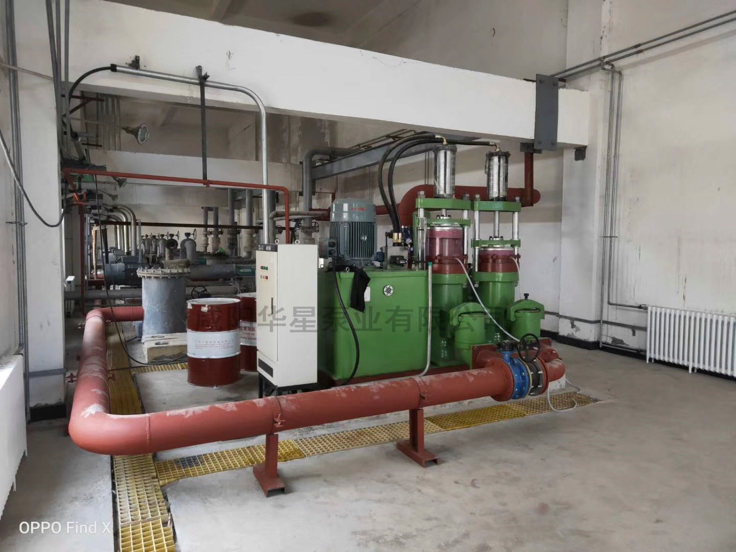 新機調試客(kè)戶螺杆泵改(gǎi)換柱塞泵1